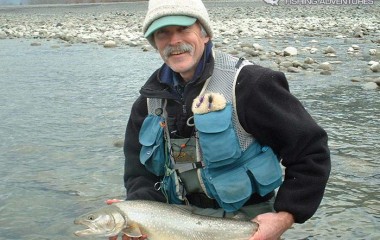 Caught this lovely dolly varden on a fly