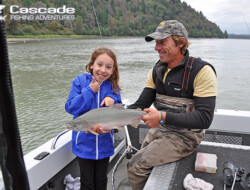 Pink salmon fishing on the Fraser River